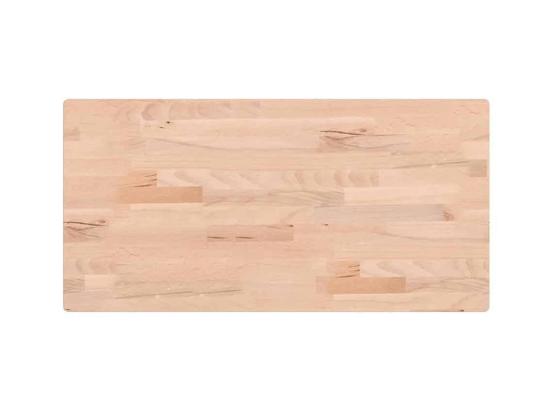 Étagère de vasque murale acier et bois massif de hêtre