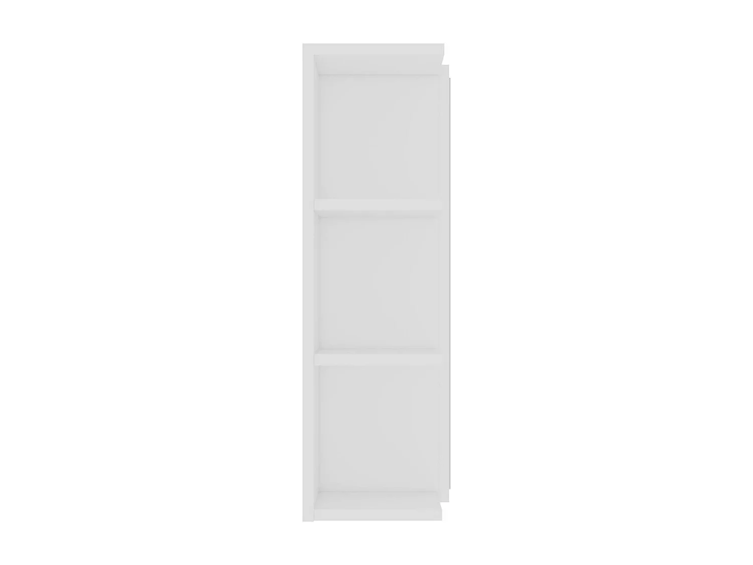 Armadio da Bagno Bianco 80x20,5x64 cm in Legno Multistrato