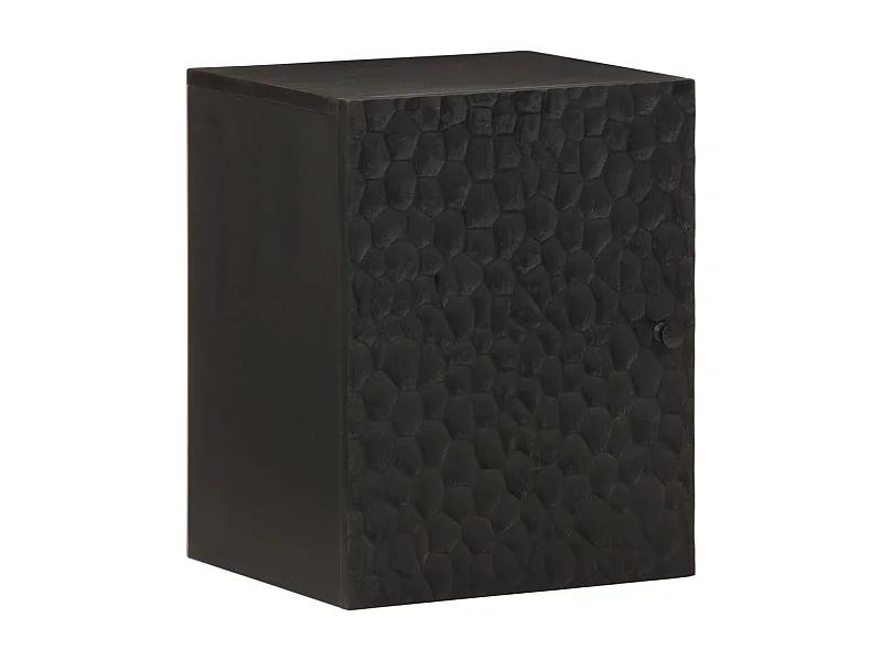 Armoire de salle de bain murale 38x33x48cm bois massif manguier