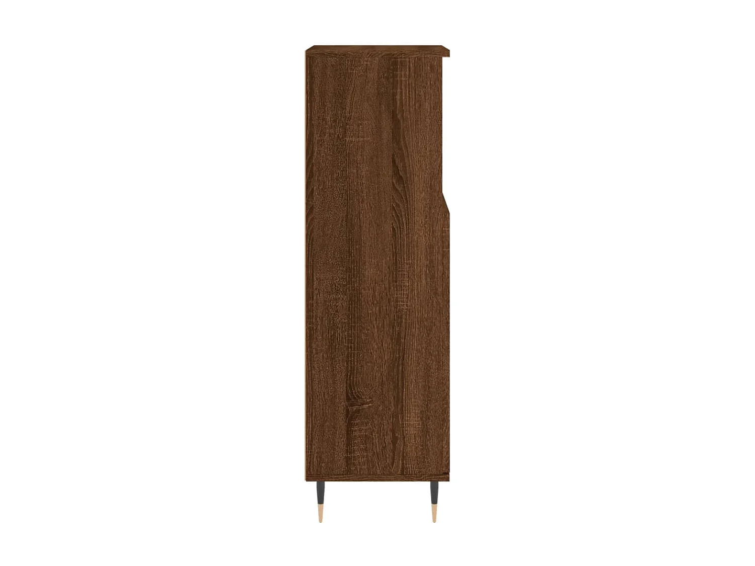 Armoire de bain chêne marron 30x30x100 cm bois d'ingénierie