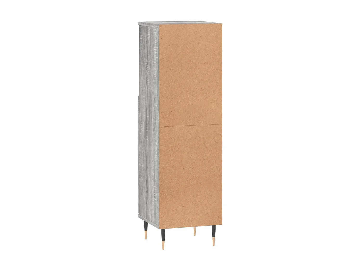 Armoire salle de bain sonoma gris 30x30x100 cm
