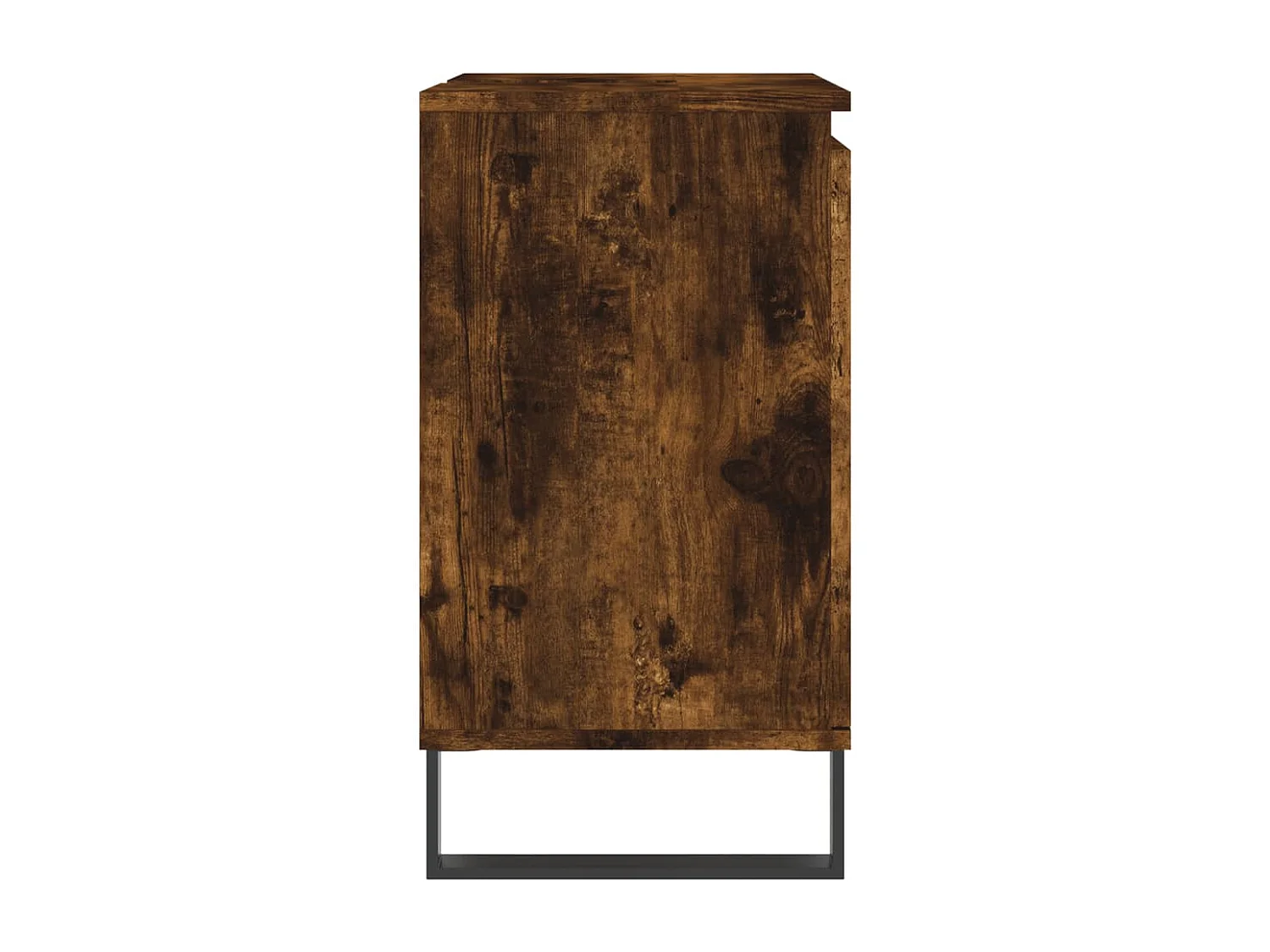 Armadietto Bagno Rovere Fumo 58x33x60 cm in Legno Multistrato