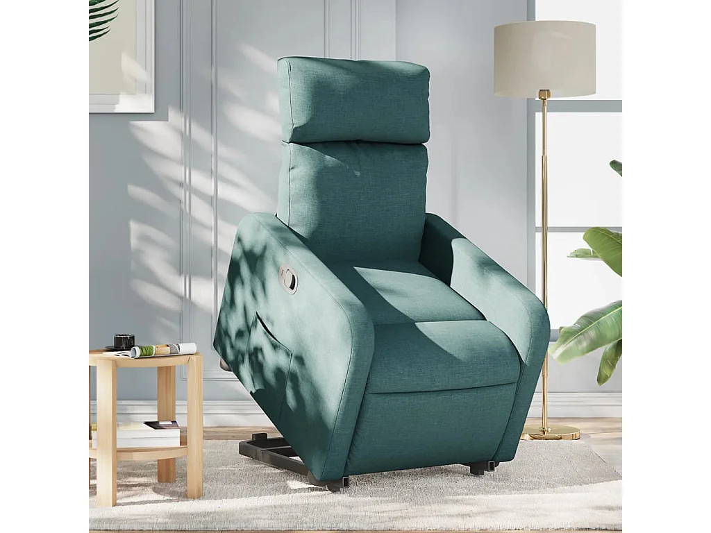 Fauteuil inclinable vert foncé tissu