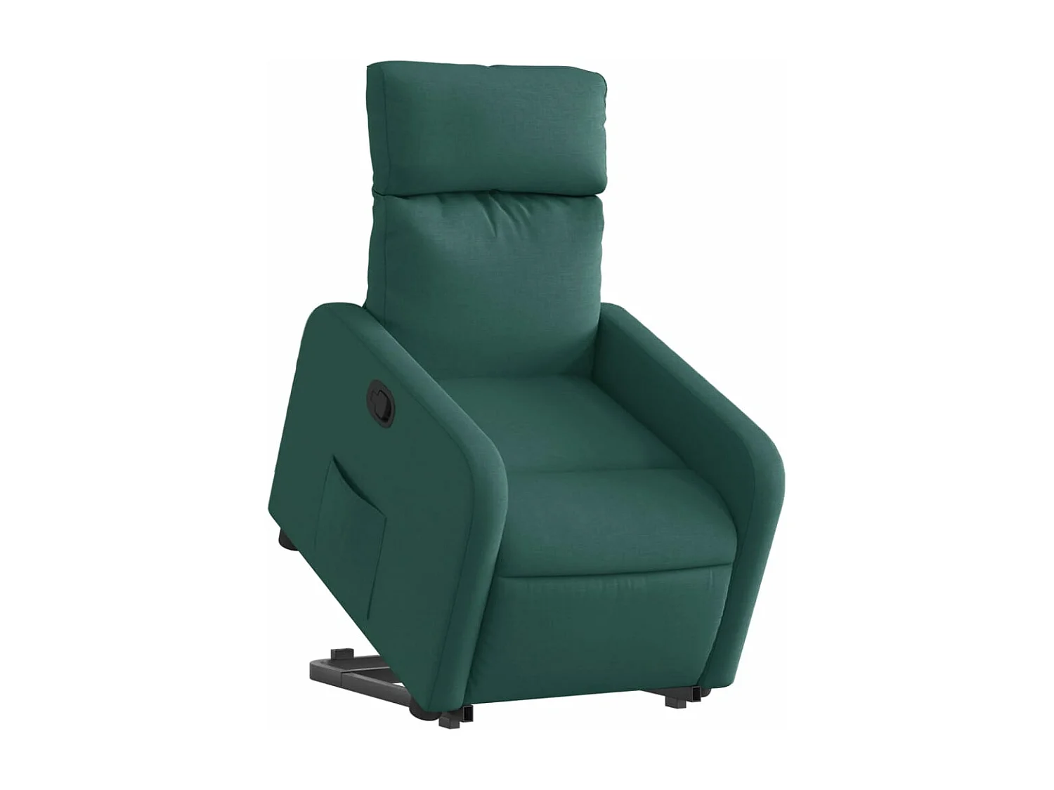Fauteuil inclinable vert foncé tissu