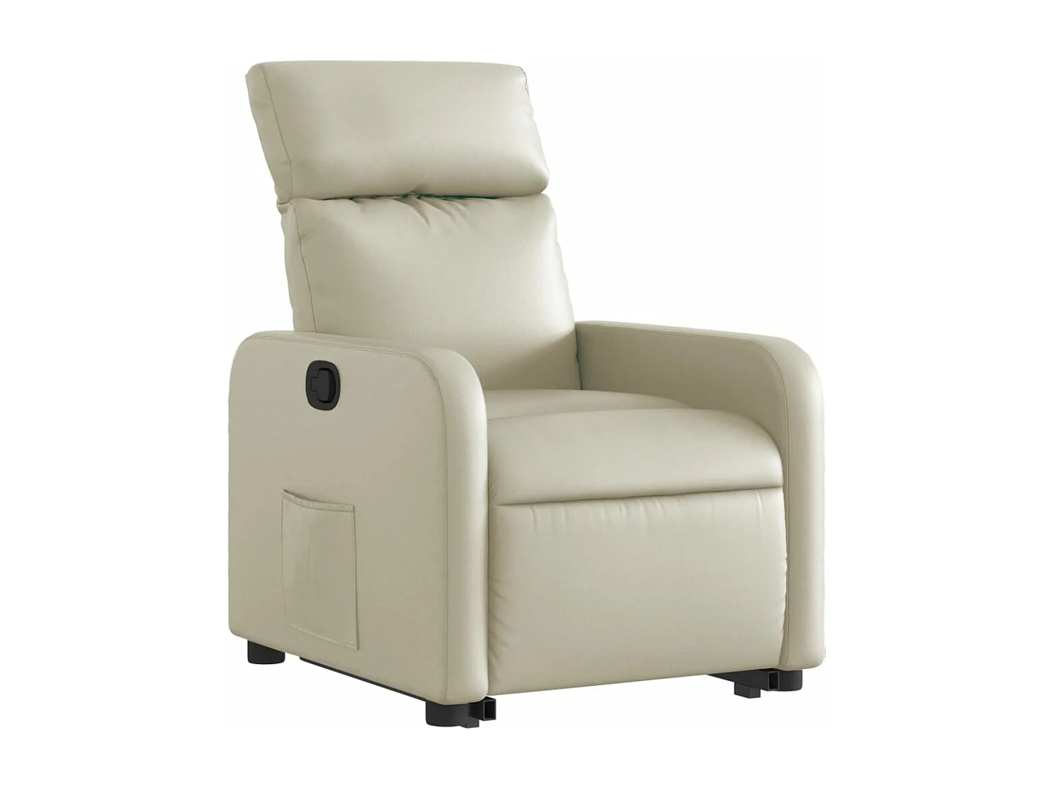 Fauteuil inclinable Crème Similicuir