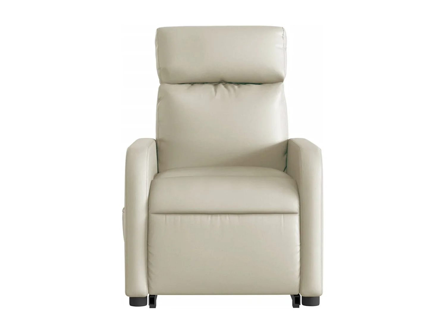 Fauteuil inclinable Crème Similicuir