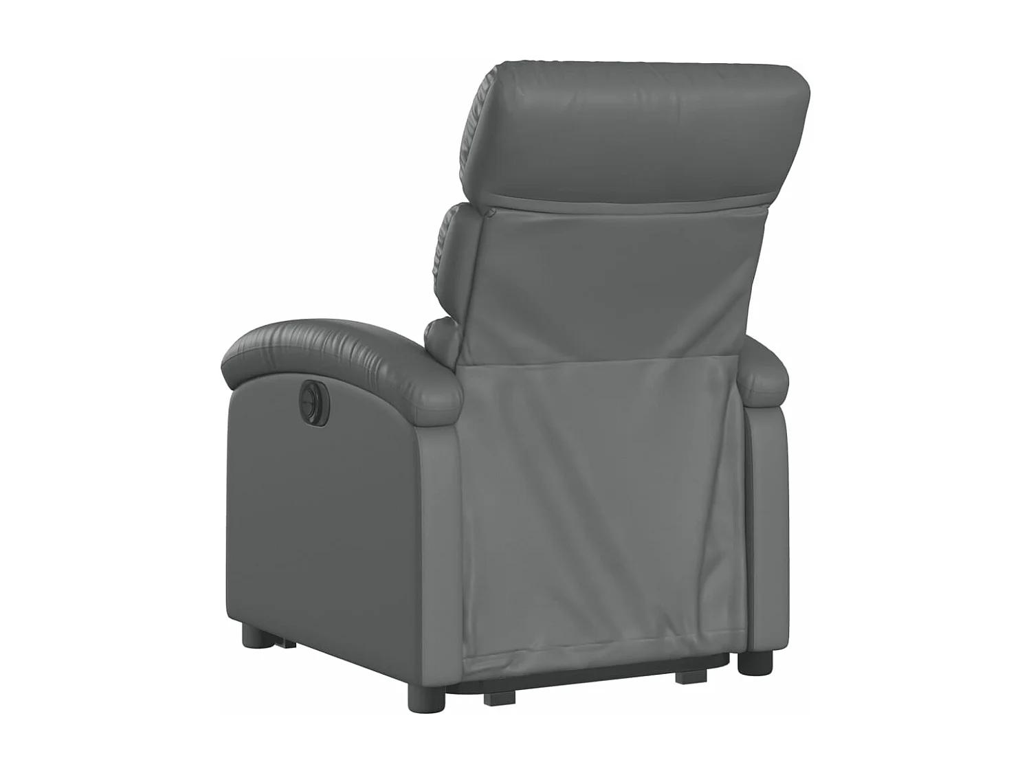 Fauteuil inclinable électrique gris similicuir