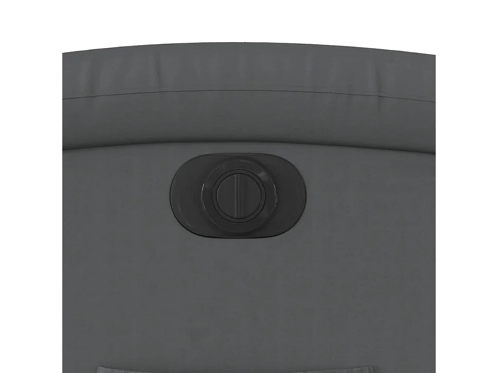 Fauteuil inclinable électrique gris similicuir
