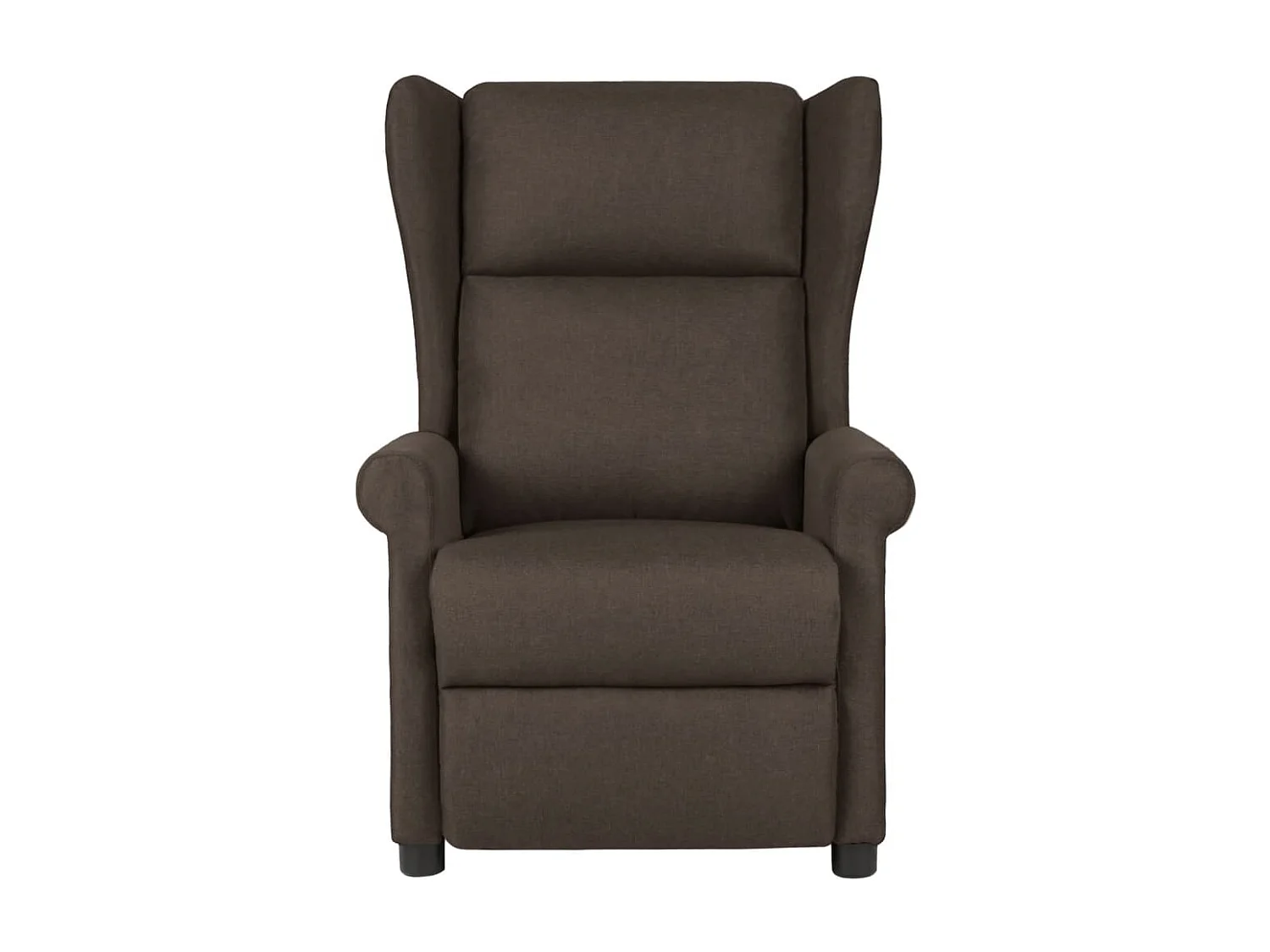 Fauteuil inclinable Marron foncé Tissu