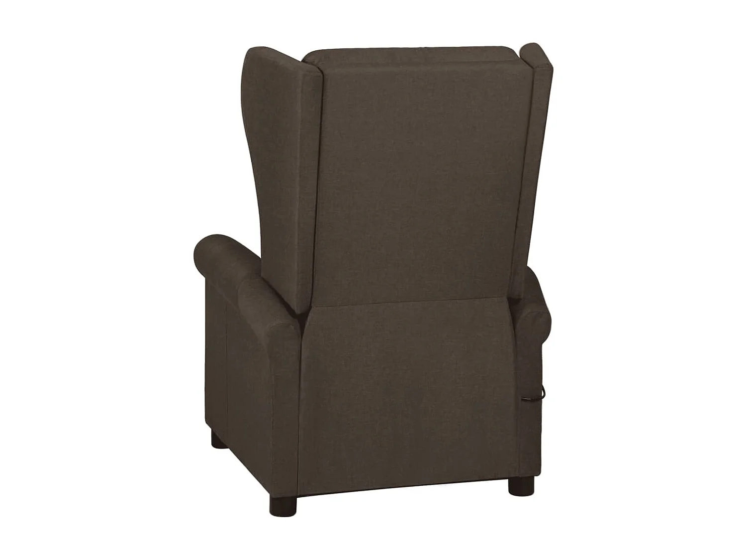 Fauteuil inclinable Marron foncé Tissu