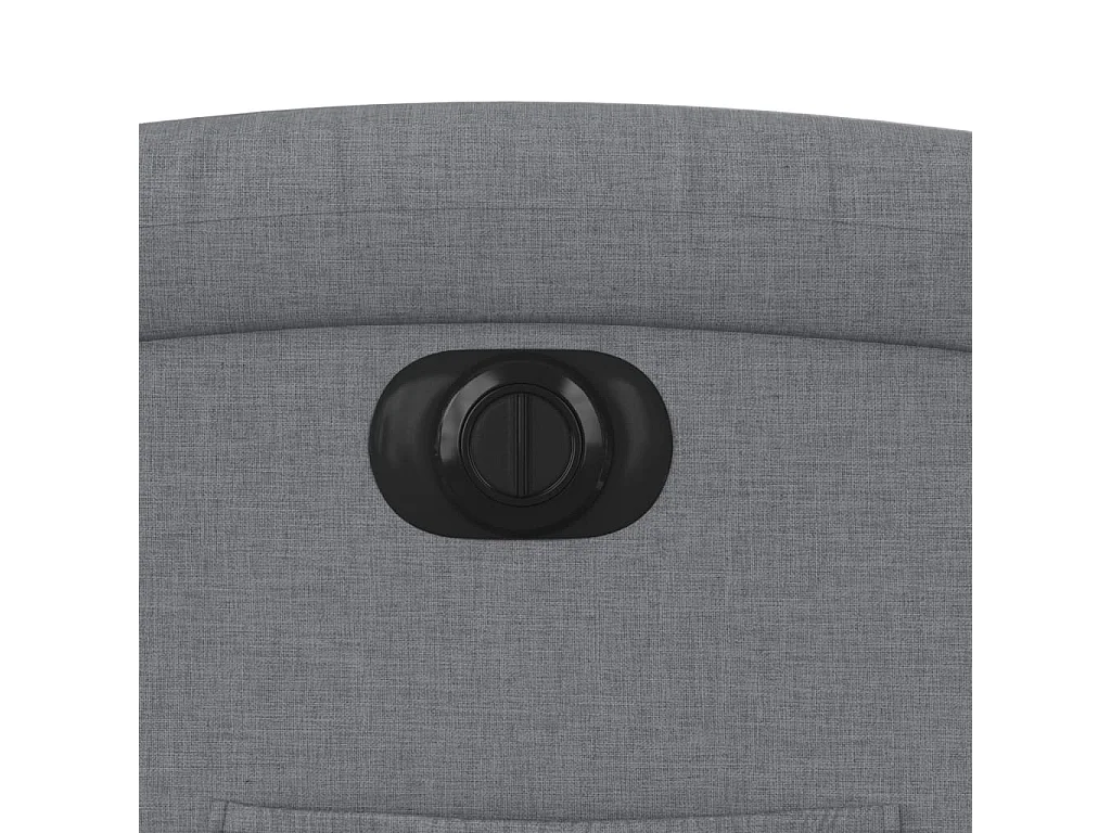 Fauteuil inclinable électrique Gris clair Tissu