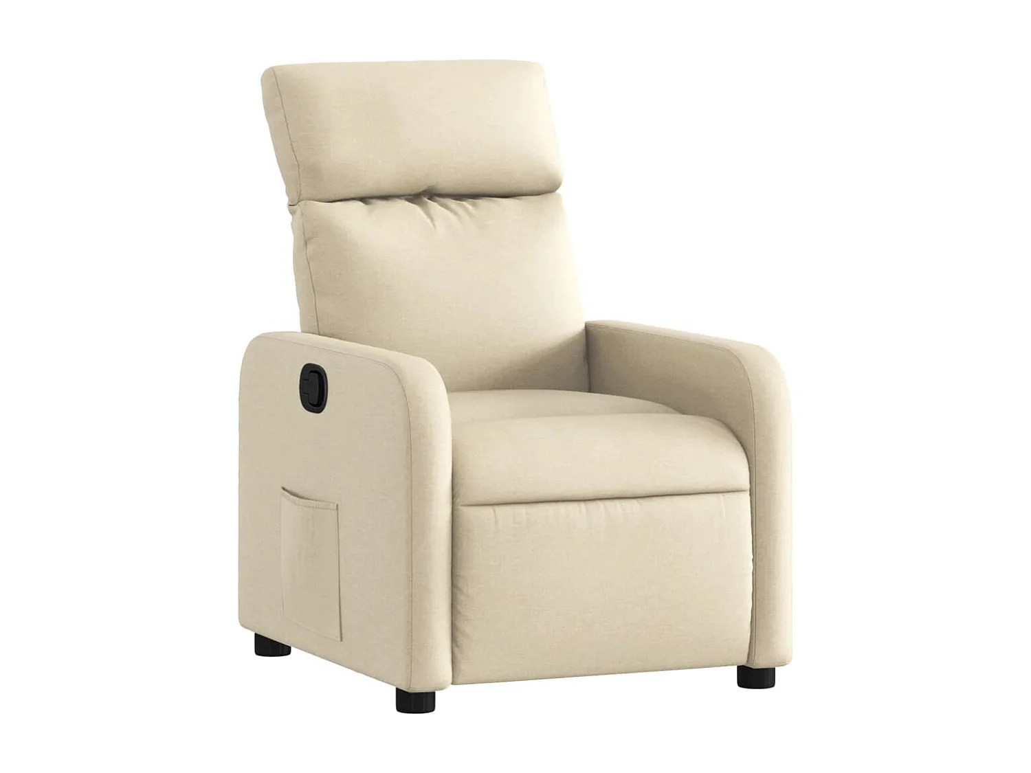 Fauteuil inclinable Crème Tissu