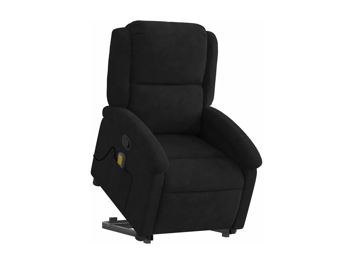 Fauteuil de massage inclinable Noir Velours