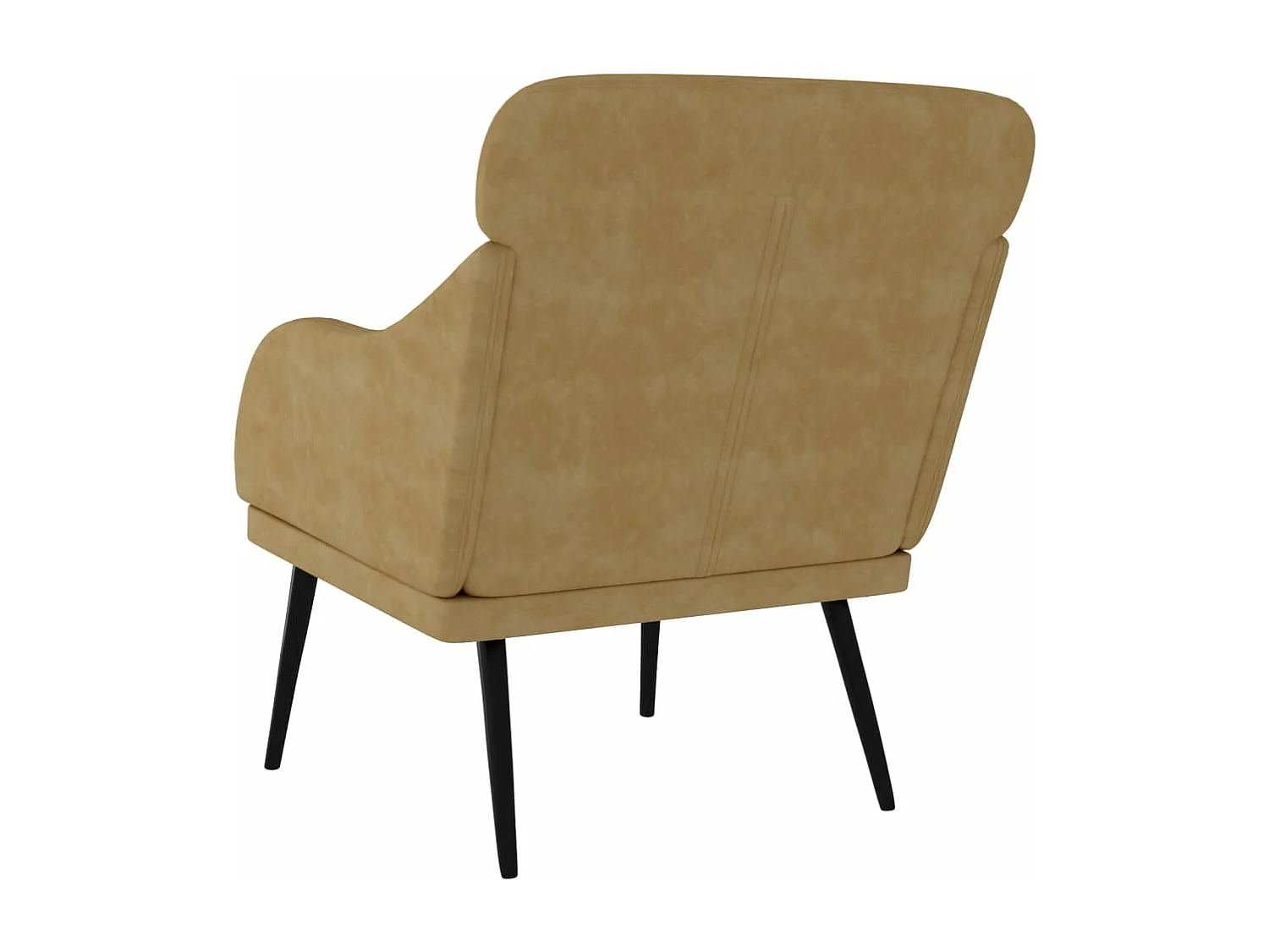 Fauteuil Marron 63x76x80 cm Velours
