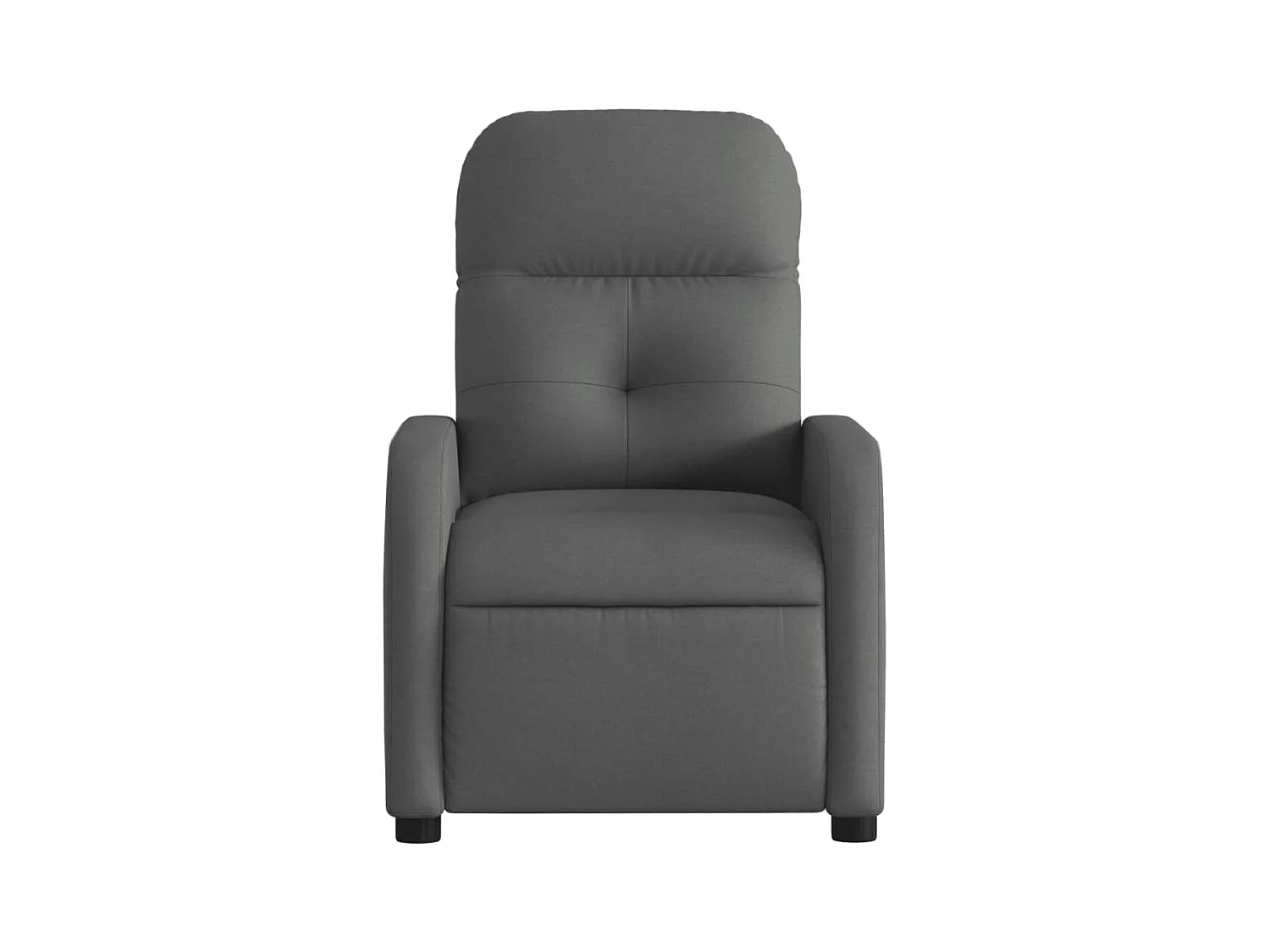 Fauteuil inclinable Gris foncé Tissu