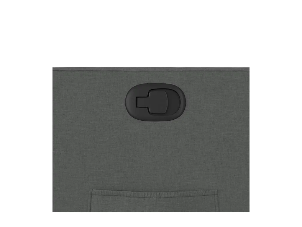 Fauteuil inclinable Gris foncé Tissu
