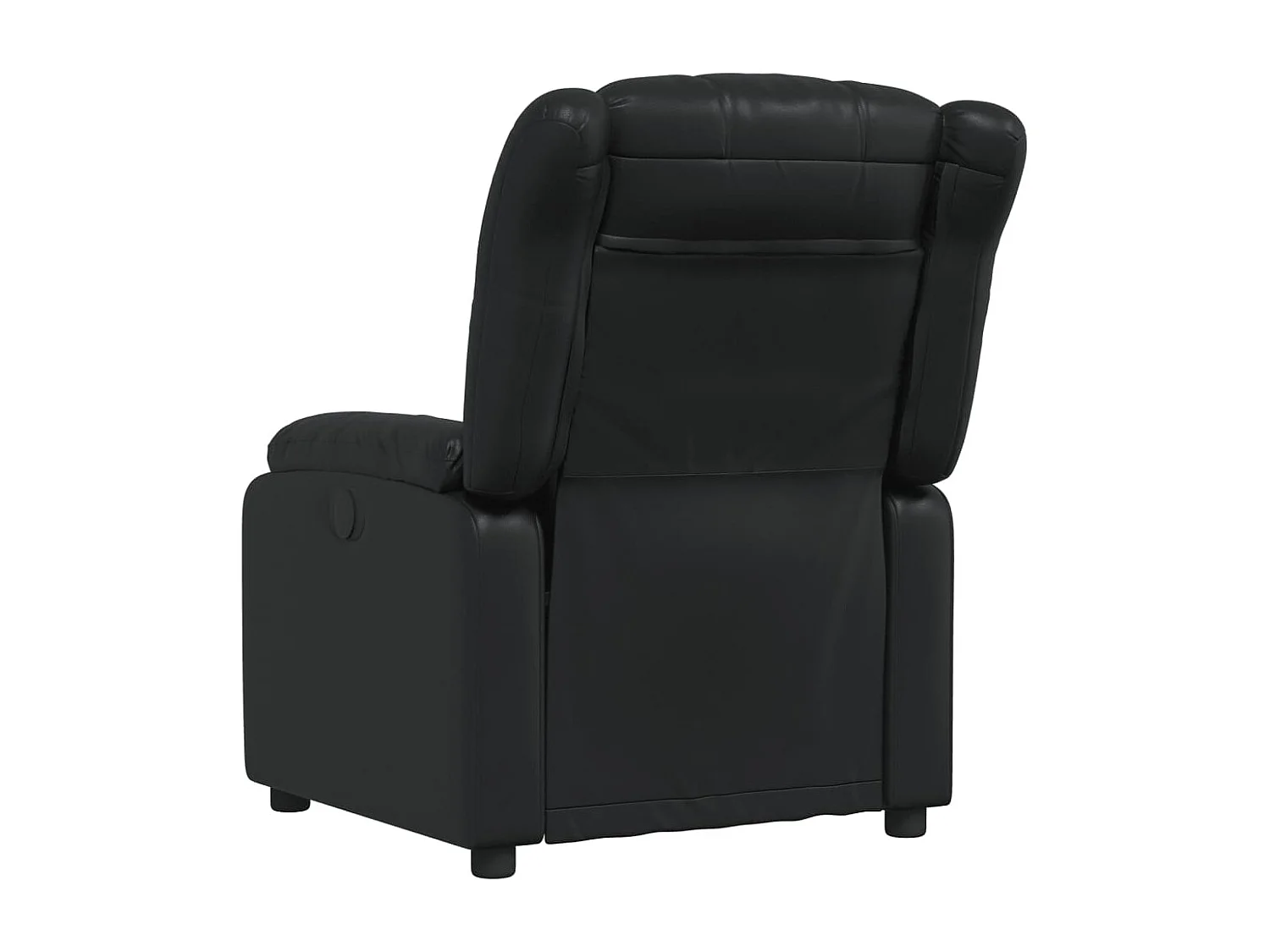 Fauteuil inclinable Noir Similicuir