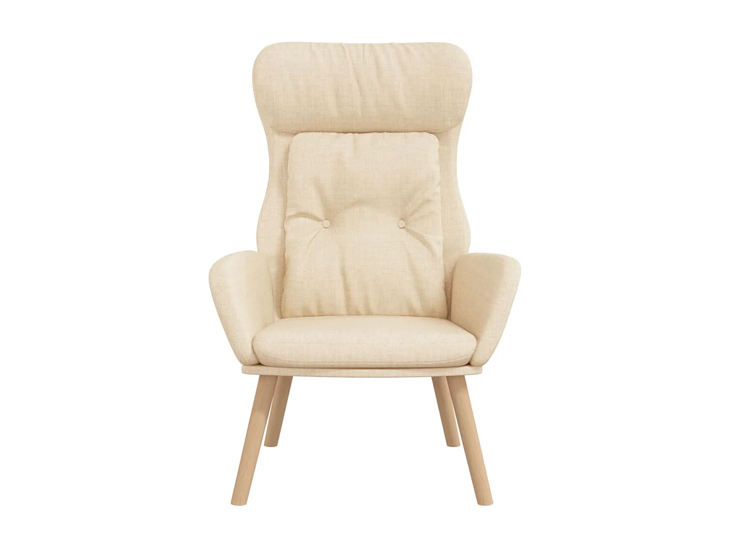 Chaise de relaxation Crème Tissu