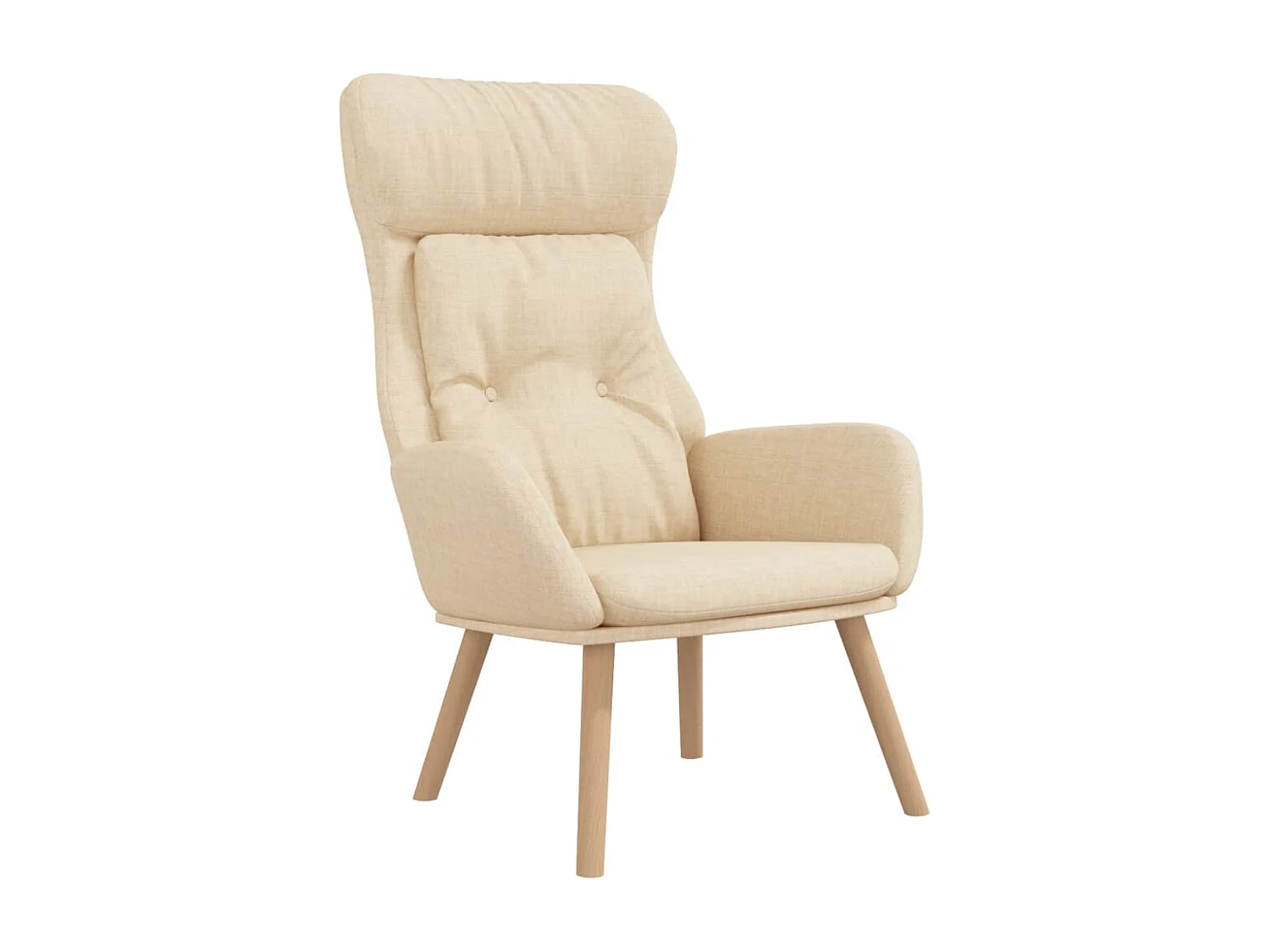 Relaxsessel Creme Stoff