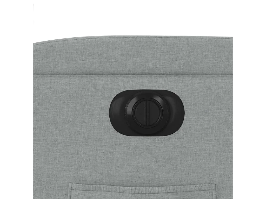 Fauteuil inclinable électrique Gris clair Tissu