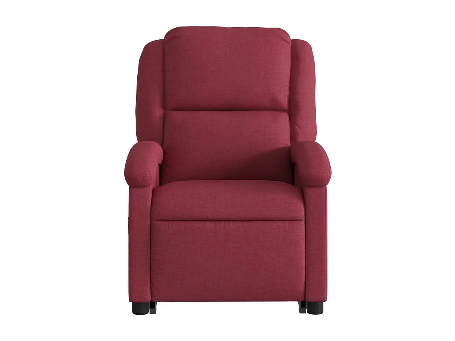 Fauteuil inclinable rouge bordeaux tissu