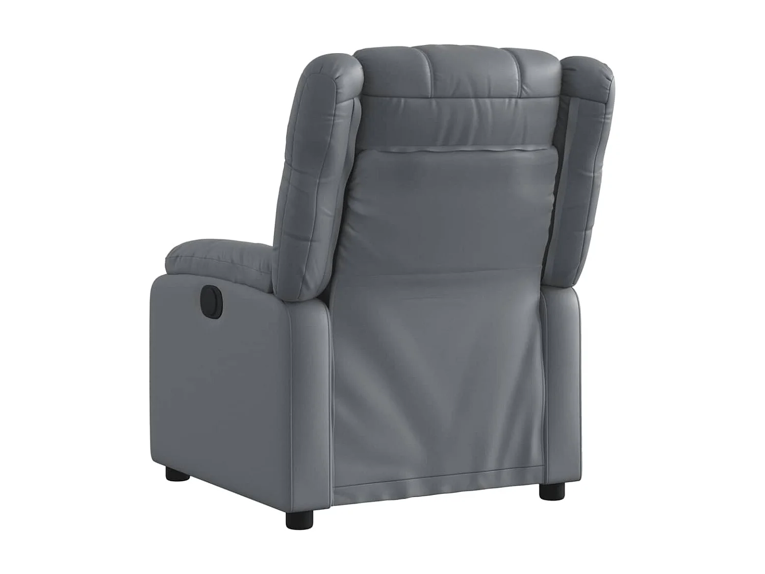 Fauteuil inclinable électrique Gris Similicuir