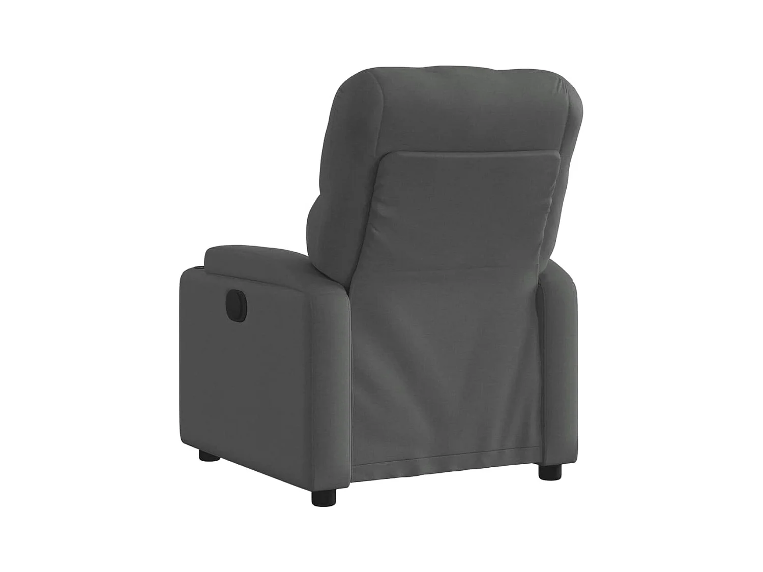Relaxsessel Elektrisch Dunkelgrau Stoff