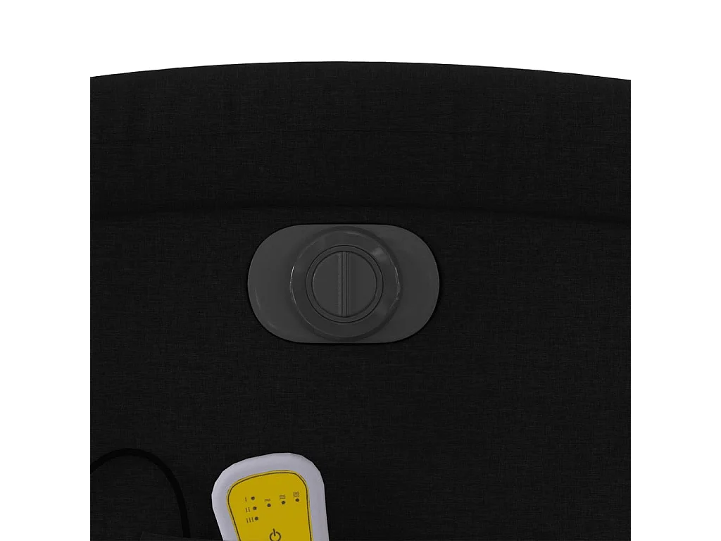 Sillón reclinable de masaje eléctrico tela negro