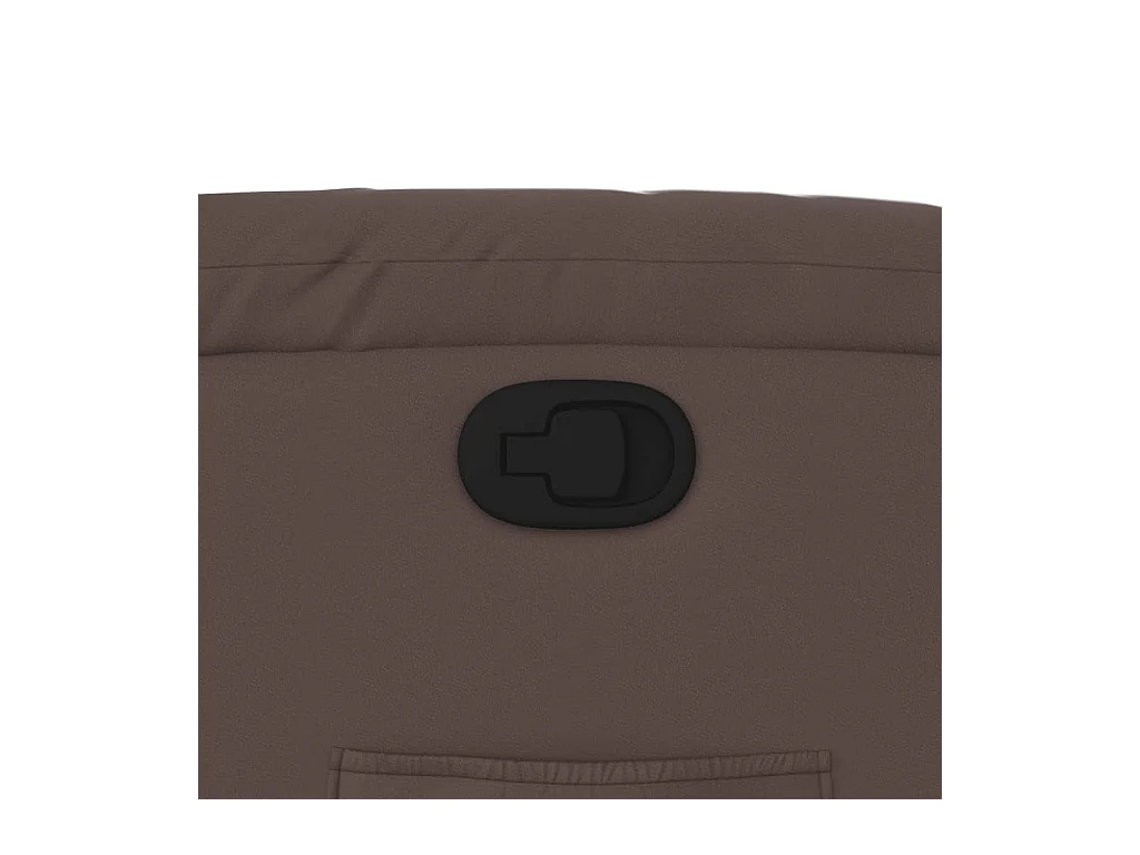 Poltrona Alzapersona Reclinabile Marrone in Similpelle