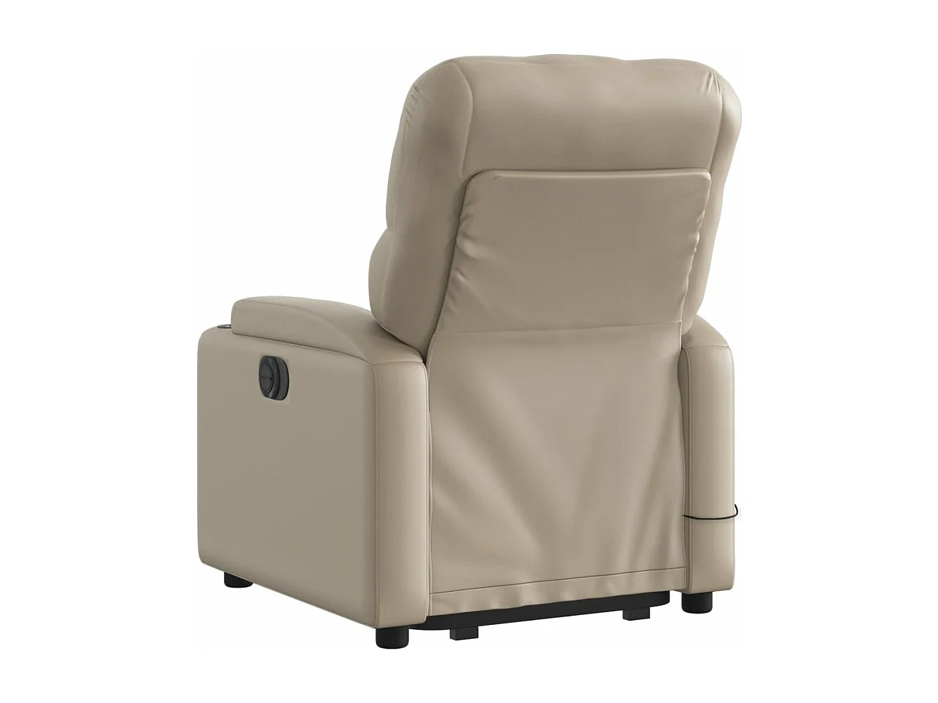 Poltrona Alzapersona Massaggio Elettrica Cappuccino Similpelle