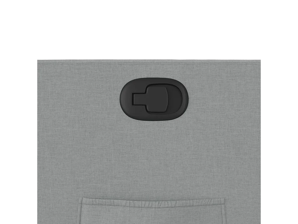 Fauteuil inclinable Gris clair Tissu