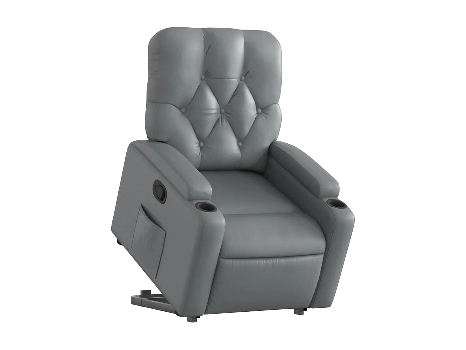 Fauteuil inclinable Gris Similicuir