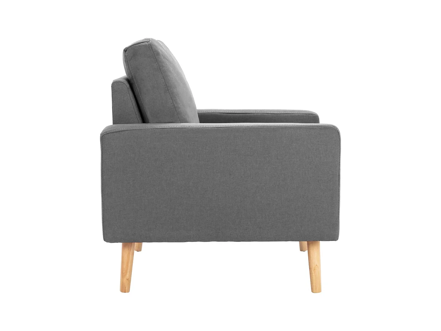 Sessel Hellgrau Stoff
