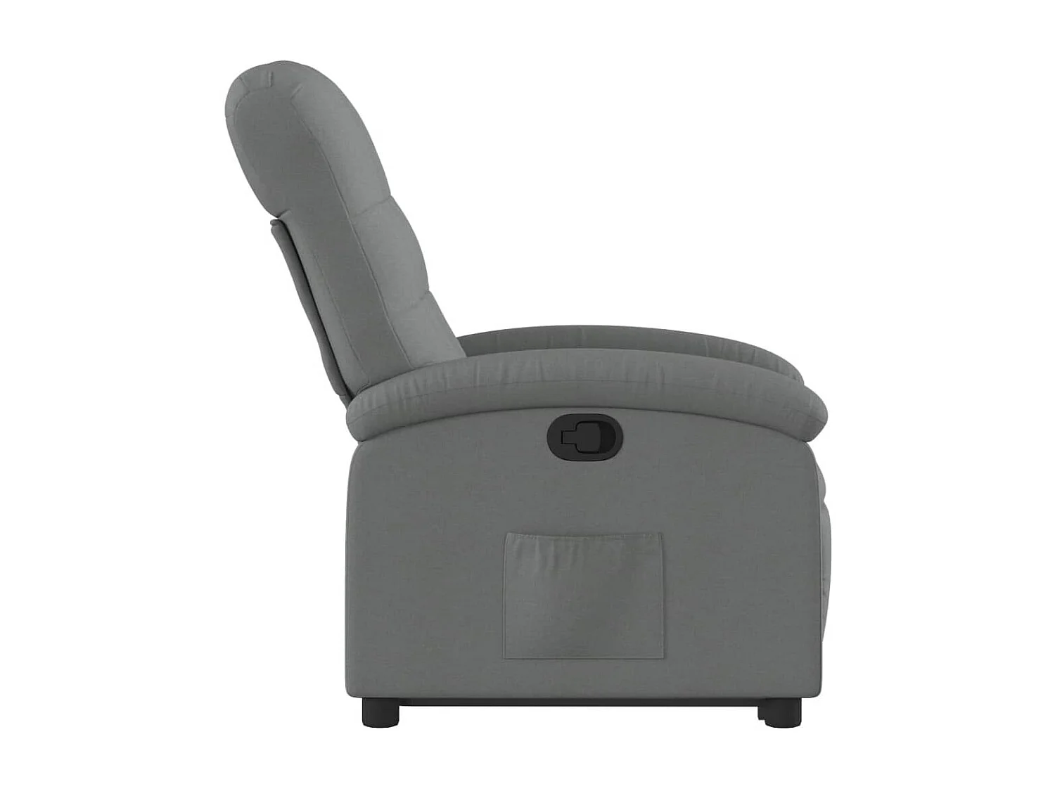 Fauteuil inclinable Gris foncé Tissu