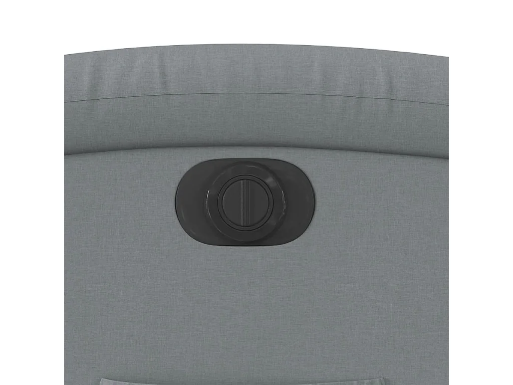 Fauteuil inclinable électrique Gris clair Tissu
