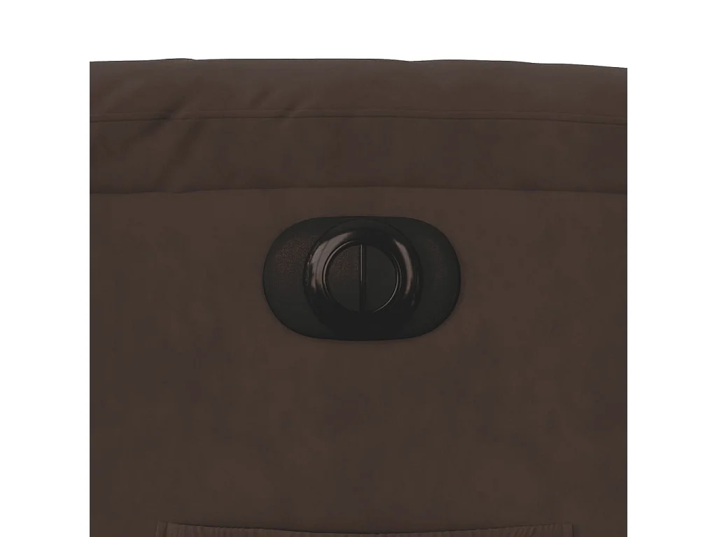 Sillón eléctrico reclinable elevable tela microfibra marrón