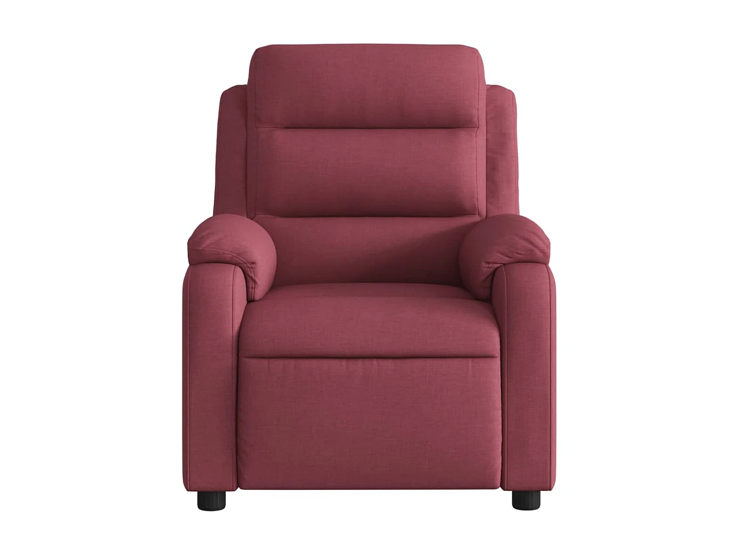 Fauteuil de massage inclinable Rouge bordeaux Tissu