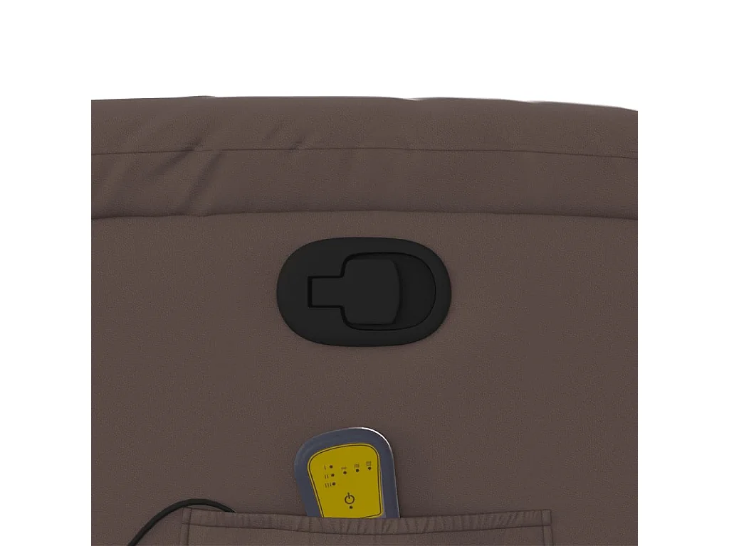 Fauteuil inclinable de massage Marron Similicuir