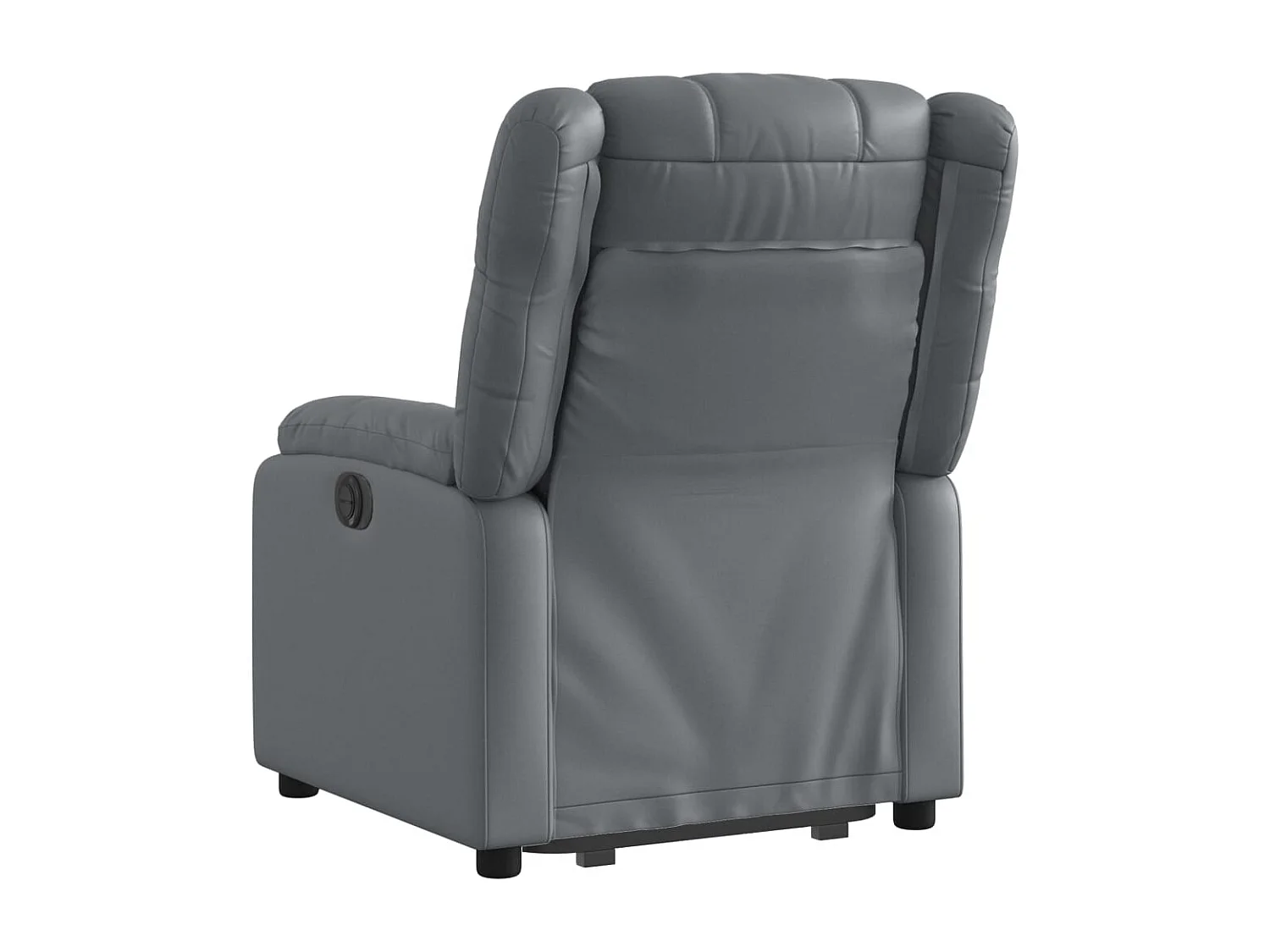 Fauteuil inclinable électrique gris similicuir