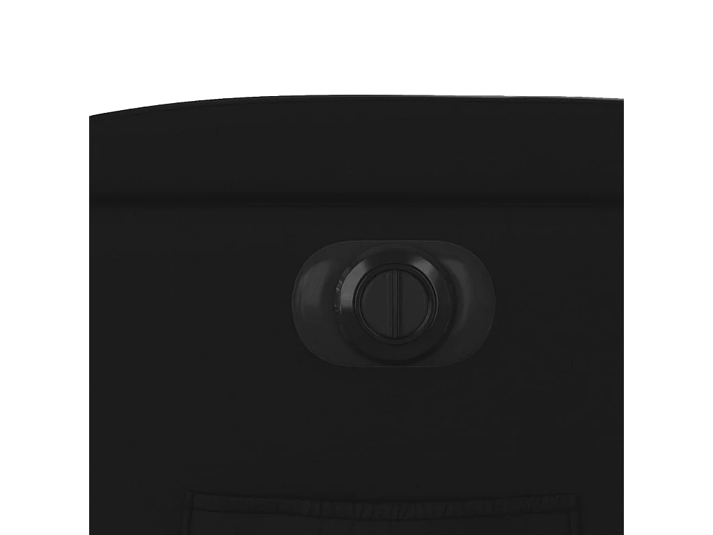 Poltrona Reclinabile Elettrica Nera in Similpelle