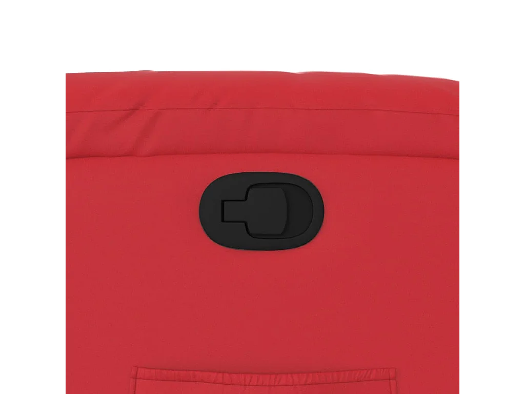 Fauteuil inclinable Rouge Similicuir
