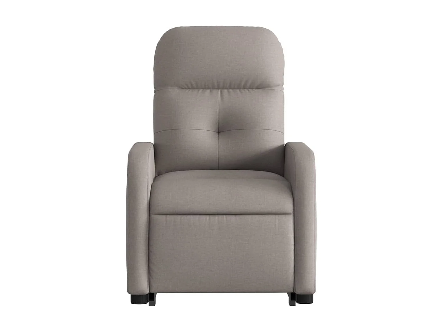 Fauteuil inclinable taupe tissu
