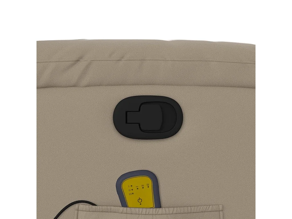 Fauteuil inclinable de massage Cappuccino Similicuir