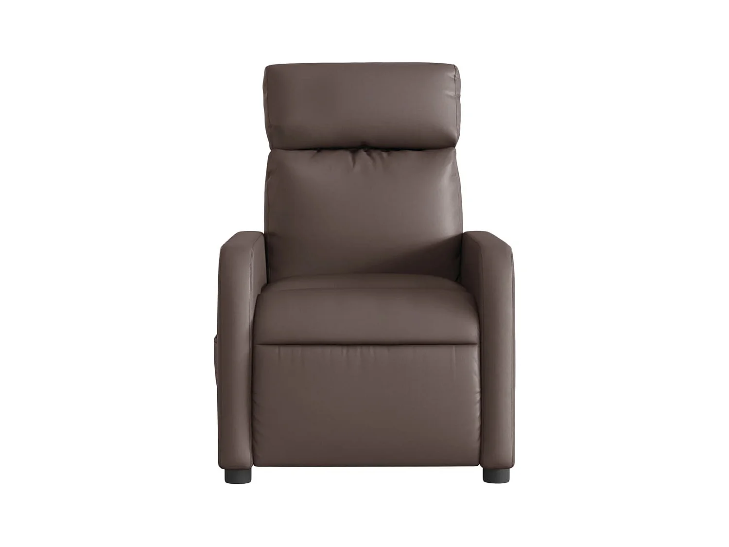 Massagesessel Elektrisch Braun Kunstleder
