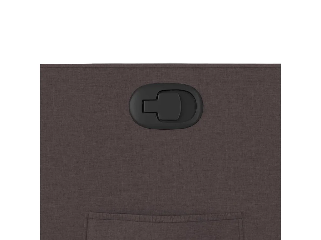 Fauteuil inclinable marron foncé tissu
