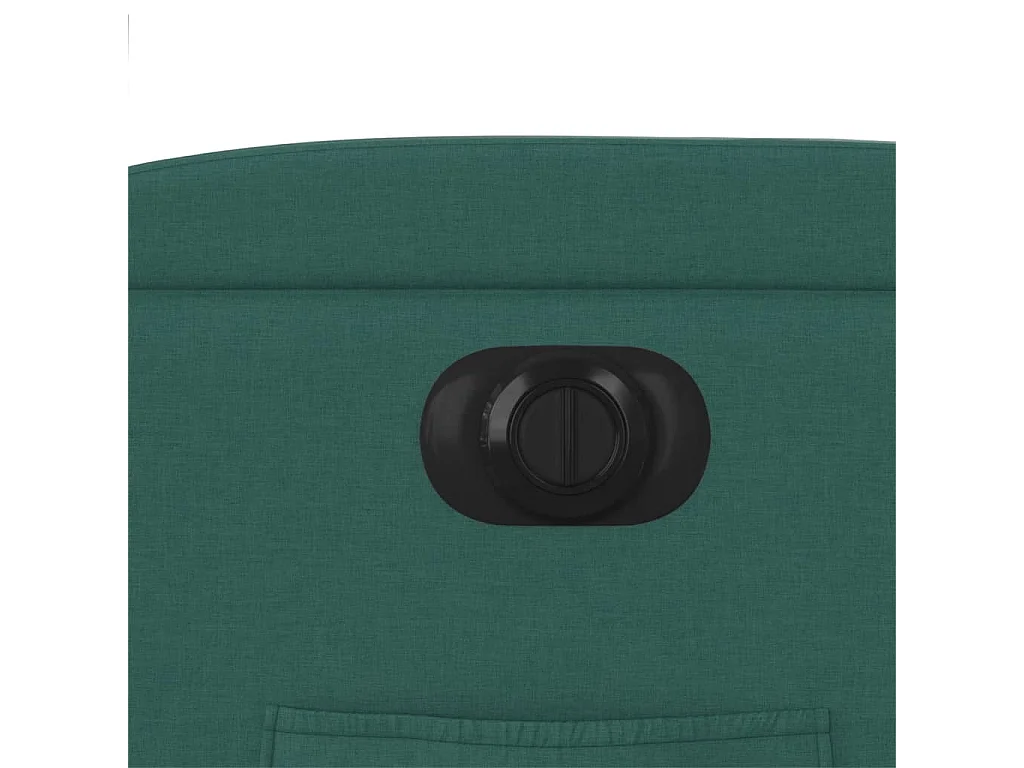 Poltrona Elettrica Reclinabile Verde Scuro in Tessuto