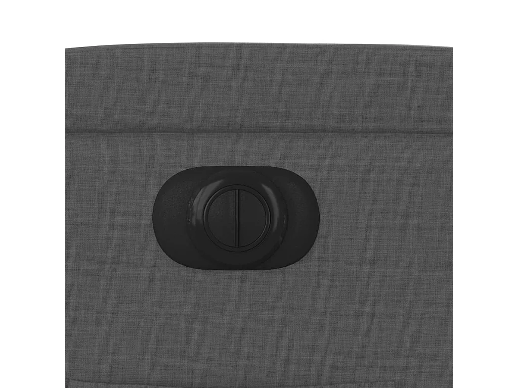 Fauteuil inclinable électrique gris foncé tissu