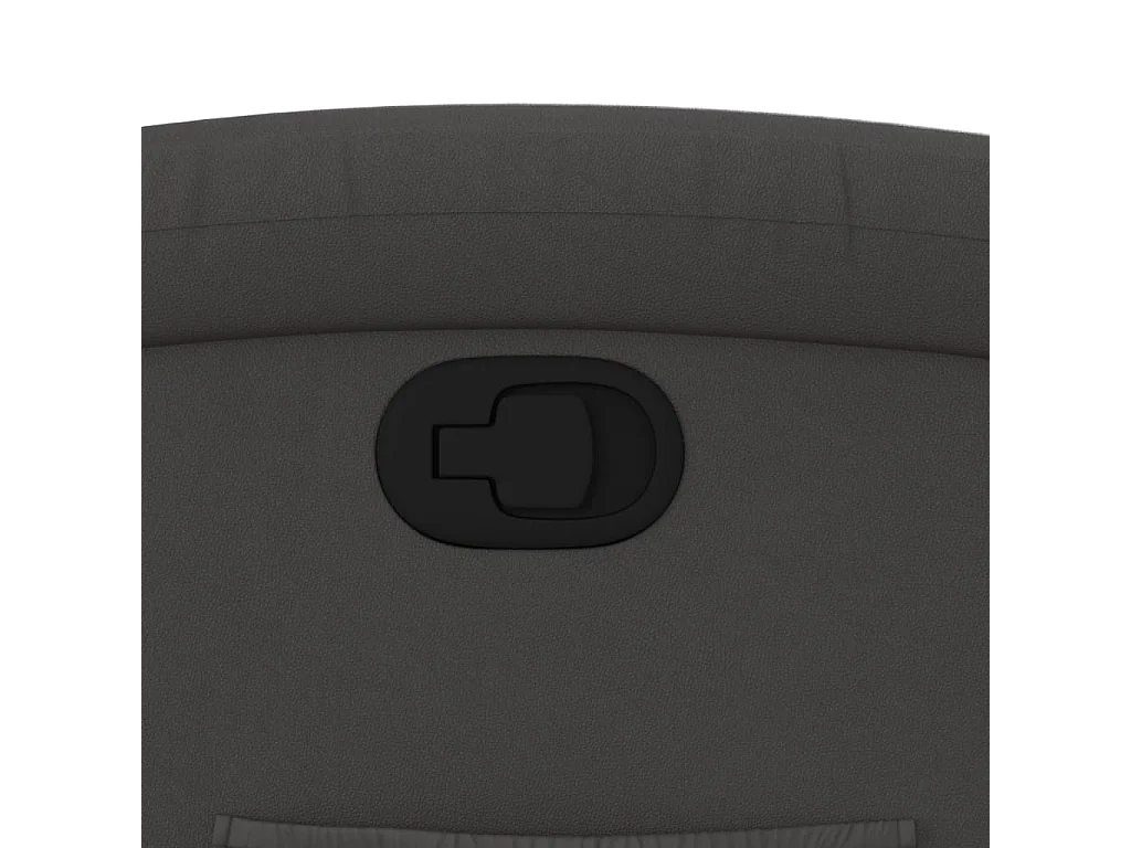 Poltrona Alzapersona Reclinabile Grigia in Vera Pelle