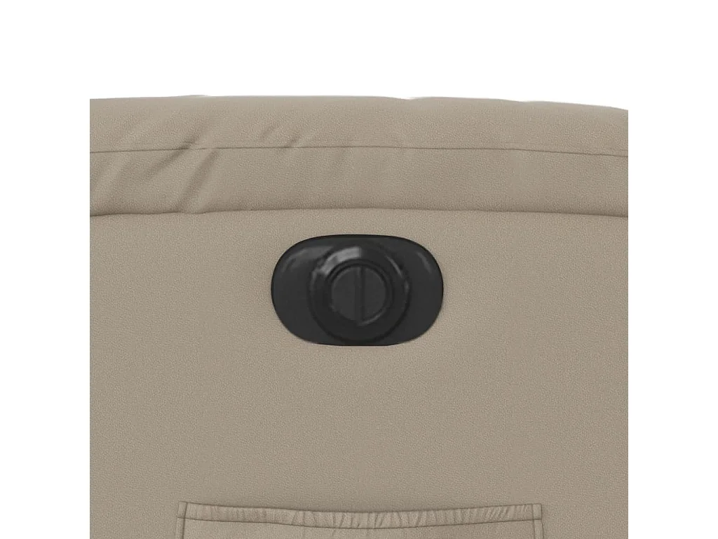 Poltrona Alzapersona Reclinante Elettrica Cappuccino Similpelle