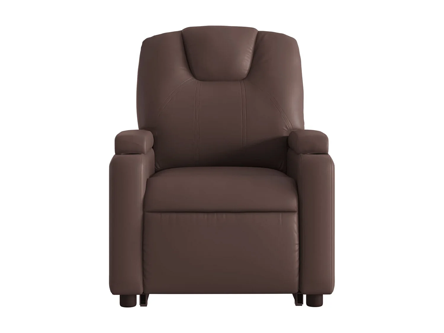 Fauteuil inclinable de massage Marron Similicuir